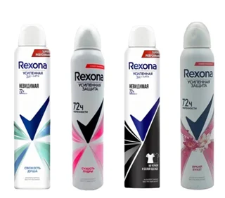 پک ۴عددی اسپری ضد تعریق زنانه رکسونا حجم 200 میل