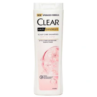 شامپو ضد شوره بانوان کلیر مدل Soft And Shiny حجم 350 میل میل