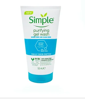 ژل شستشوی پوست چرب و مستعد لک purifying سیمپل
