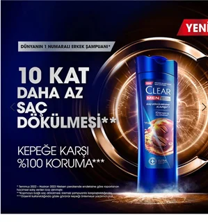 شامپو مردانه کلیر اورجینال Clear SET.UNİ.2785
