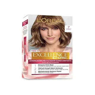 کیت رنگ مو قهوه ای شماره 7 لورال Loreal